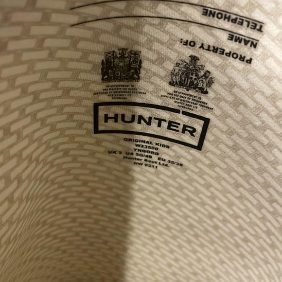 Hunter Original Navy Blue Rain Boots - Picture 6 of 6